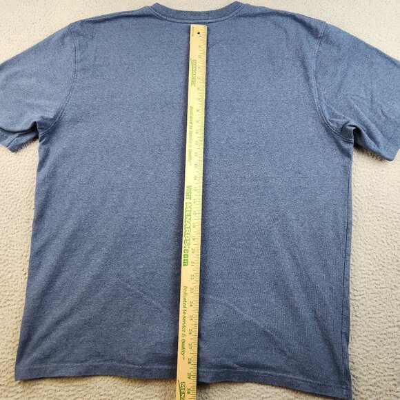 Carhartt Shirt Men's Extra Large Blue Original Fit Short Sleeve Pocket Workwear - Picture 9 of 9